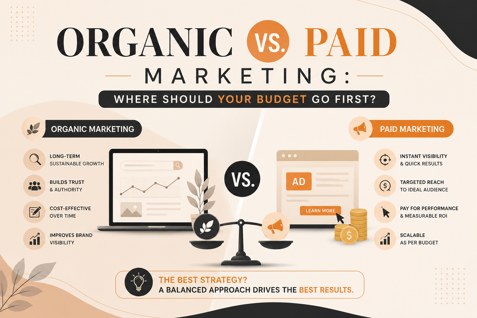 Organic vs. Paid Marketing: Where Should Your Budget Go First?