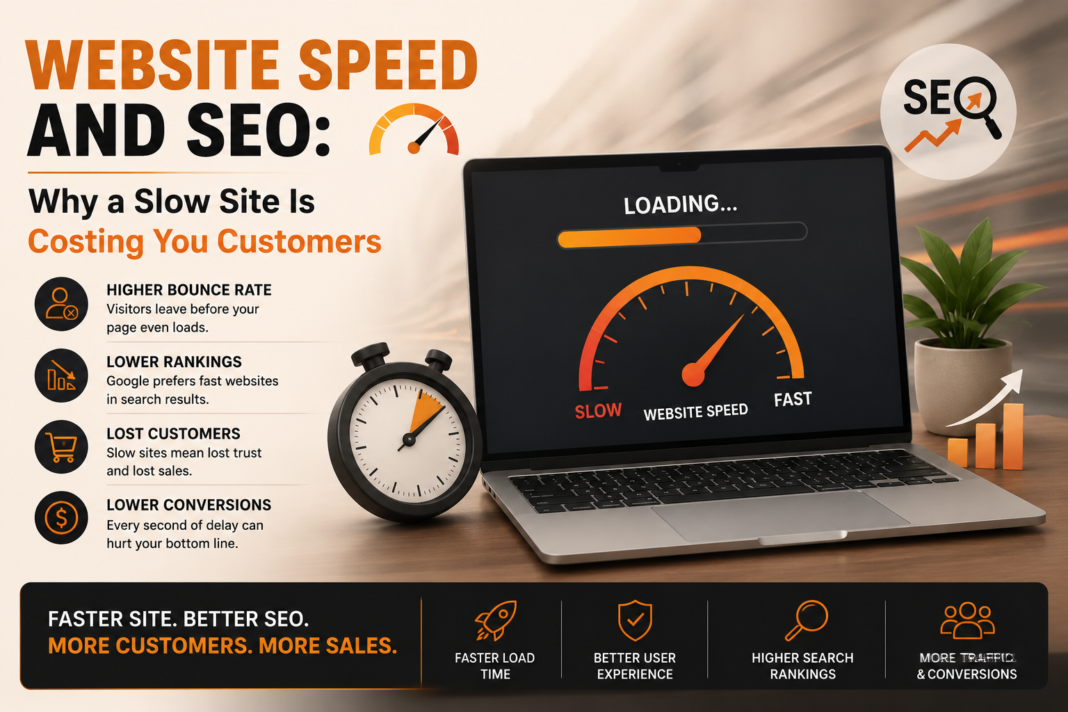 Website Speed and SEO: Why a Slow Site Is Costing You Customers
